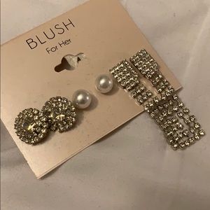 Silver earrings